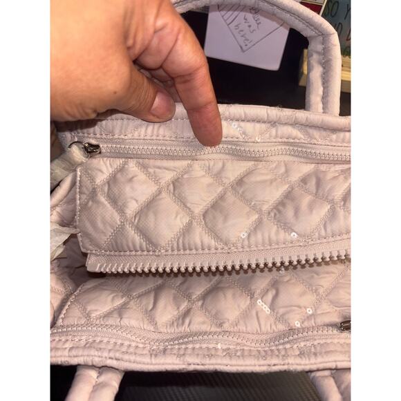 MZ Wallace Rose Rec With Sequin Mini Box Reg $286 - Picture 5 of 8